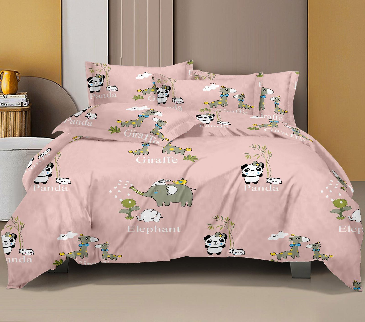 Serene Pink Kids Bedsheet