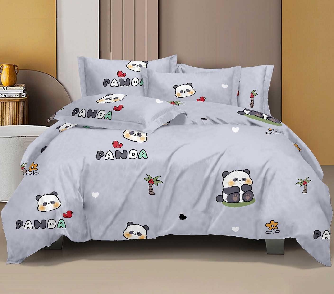 100% cotton bedding for children with gentle patterns