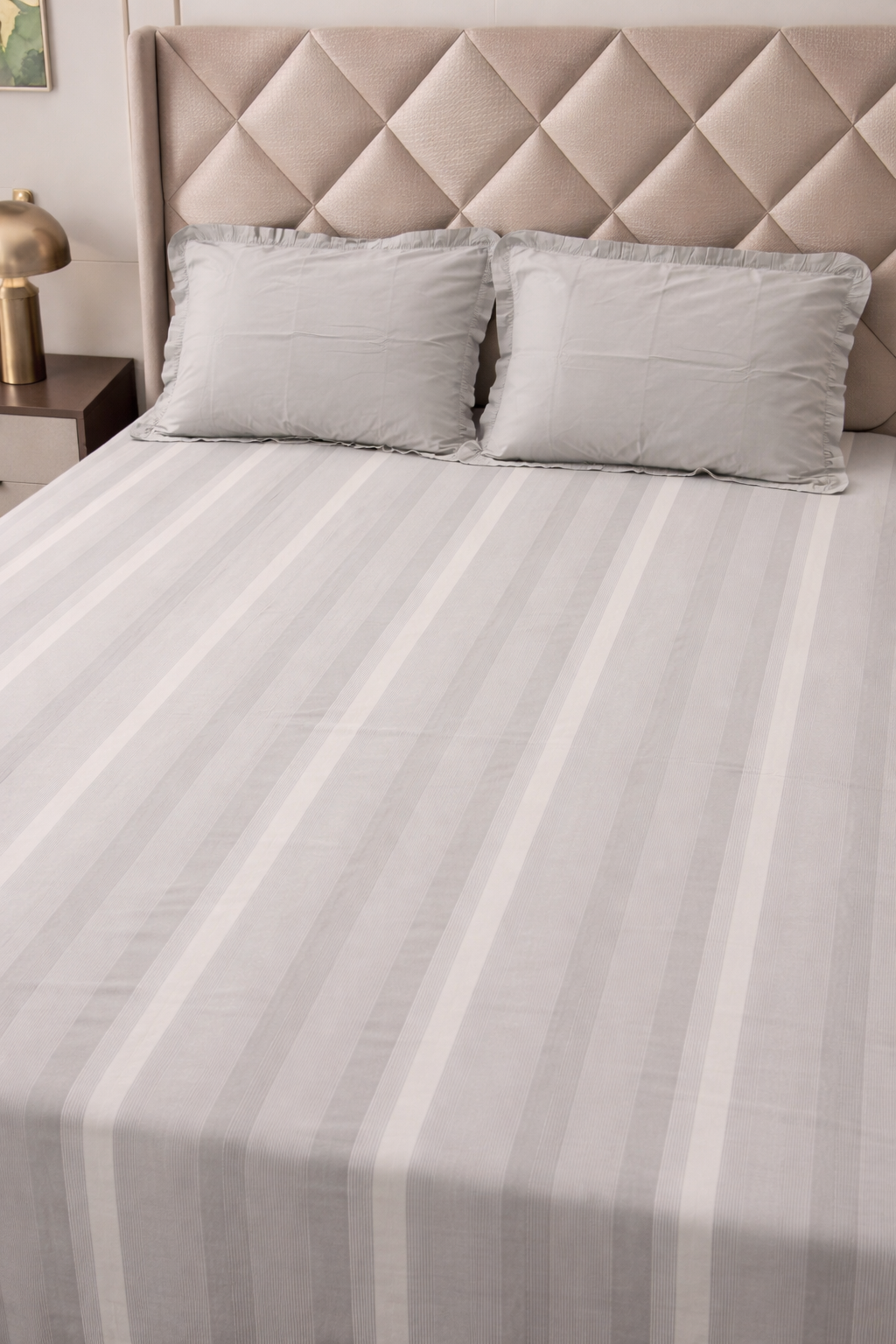 Eternity Luxe Cotton 325TC 3PCS King Size Bedsheet Set