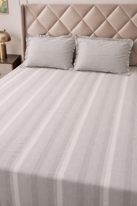 Eternity Luxe Cotton 325TC 3PCS King Size Bedsheet Set